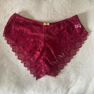 Flirty HOT!  Sexy Lace Panties in Berry Red - NWOT
